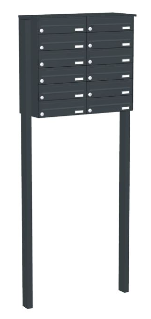 Freistehende Briefkastenanlage FS40H