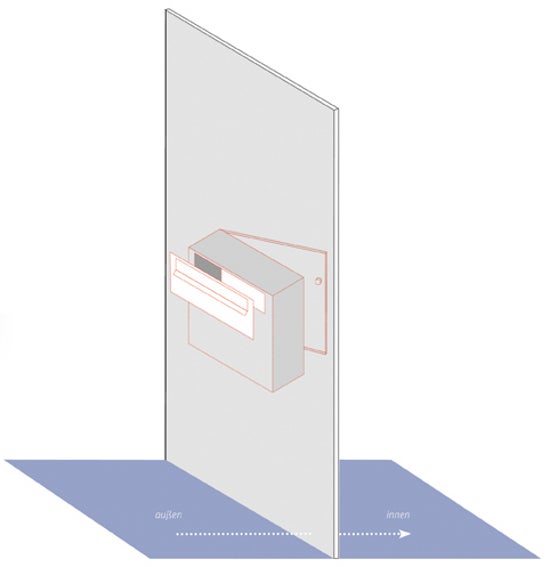 Knobloch Design Briefeinwurfklappe S lackiert 4