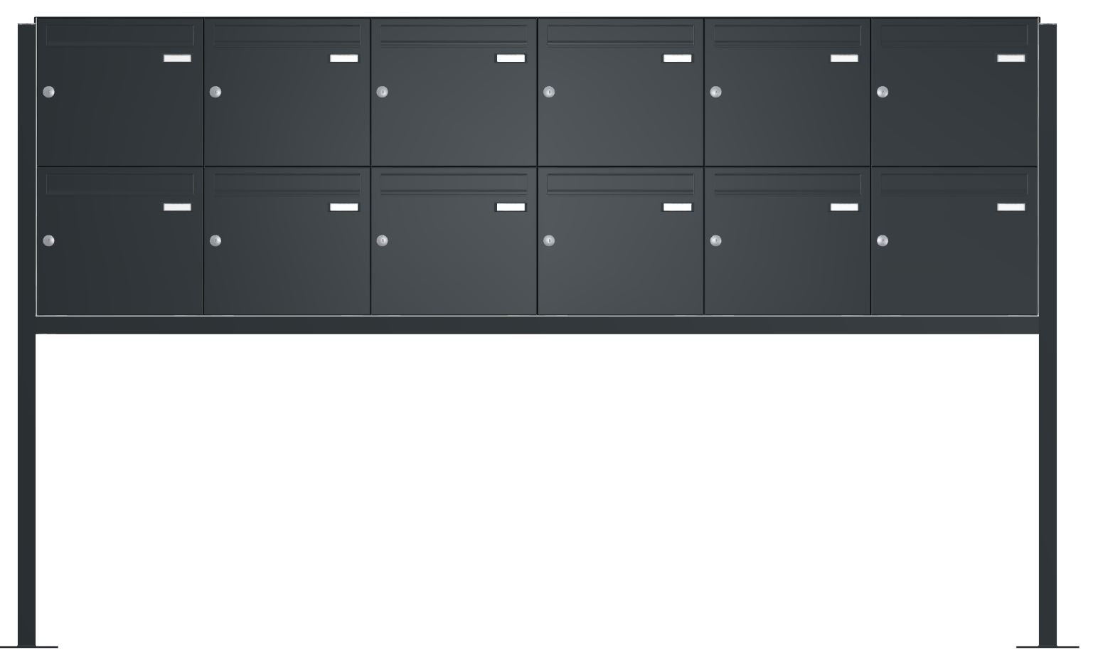 Briefkastenanlage freistehend A