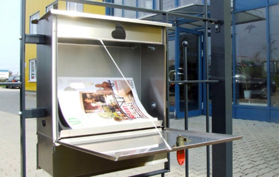 Zaunbriefkasten Likno aus Edelstahl von Knoboch Zaun