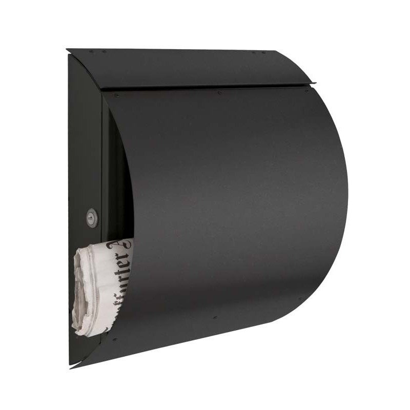 Design Briefkasten mit Zeitungsfach B3