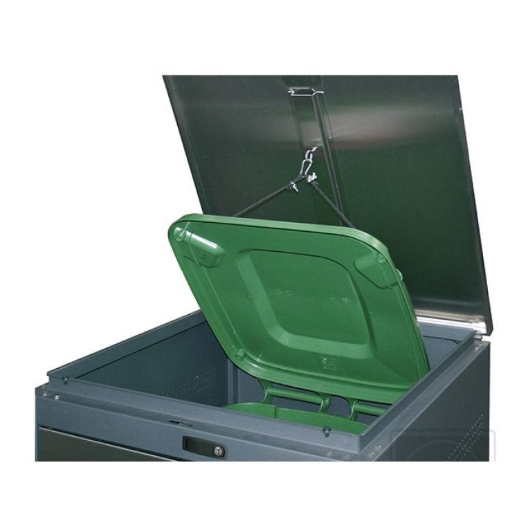 Heibi Mülltonnenbox Edelstahl M1 3
