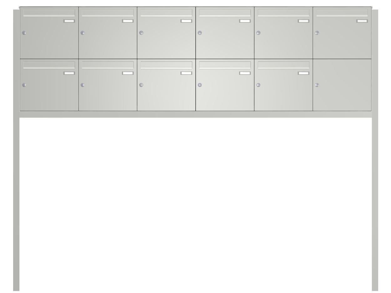 Briefkastenanlage freistehend A