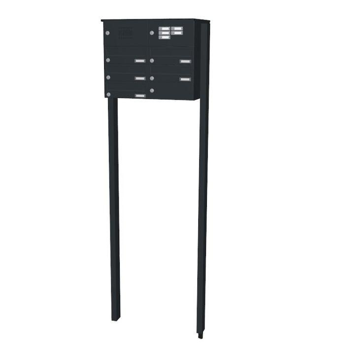 Knobloch Briefkastenanlage freistehend mit Klingel FS40HK