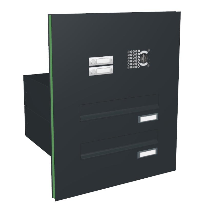 Türseitenteil Briefkastenanlage mit Kamera TB5
