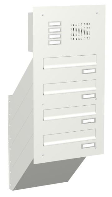 Knobloch  Mauerdurchwurf-Briefkasten mit Klingel MK1