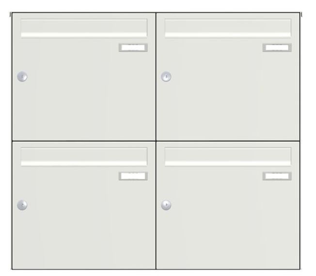 Aufputz Briefkastenanlage RI244