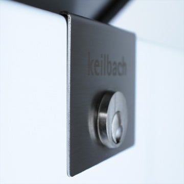 keilbach Design Briefkasten glasnost white Edelstahl 3