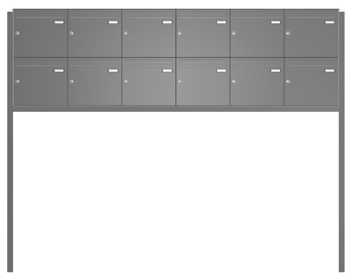 Briefkastenanlage freistehend A