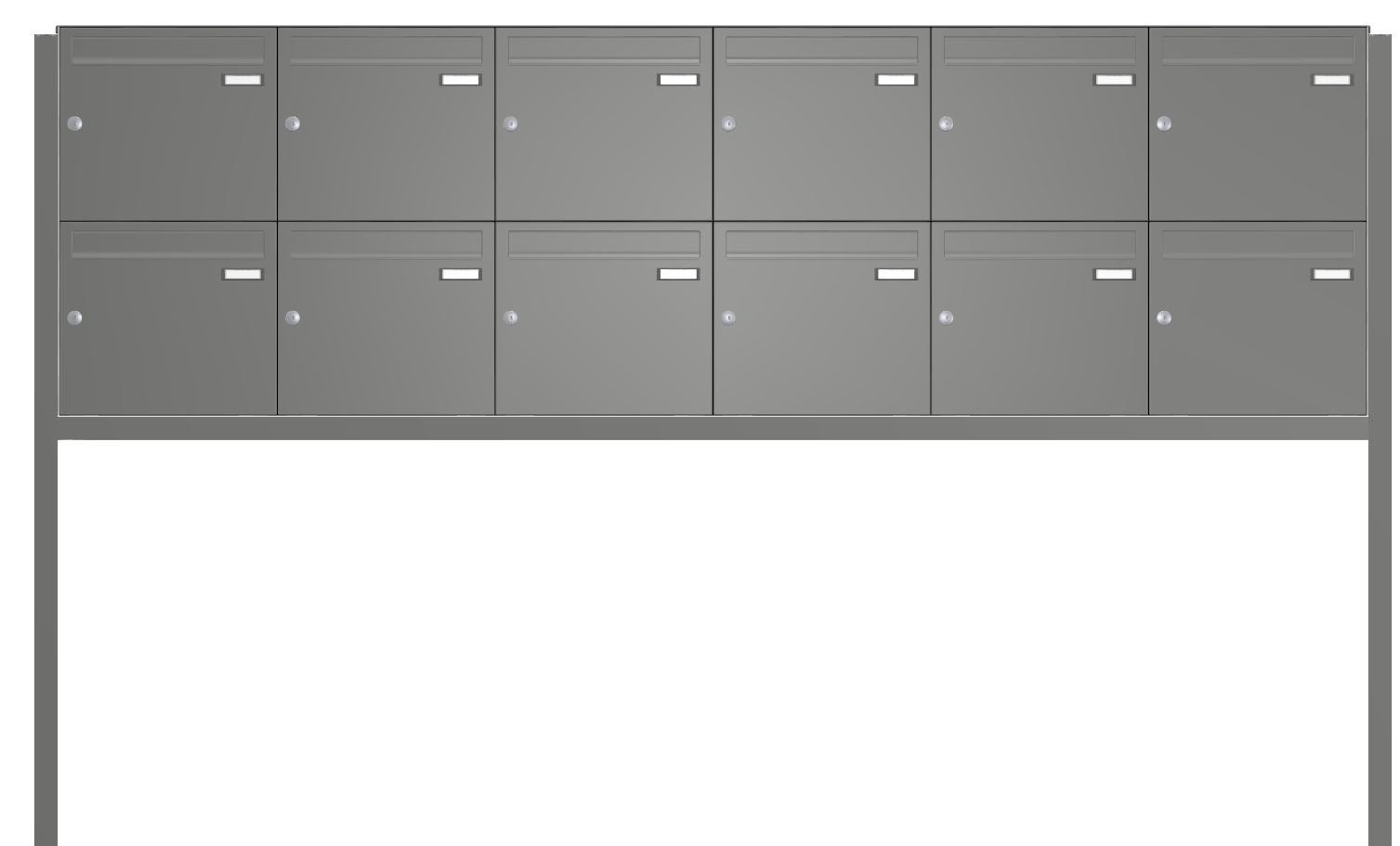 Briefkastenanlage freistehend A