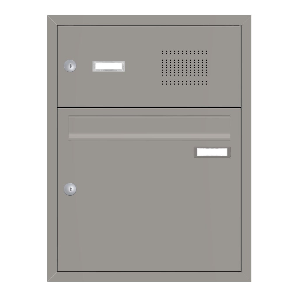 1er-Unterputz-Briefkasten-mit-klingel-weissalu-UP21 1er Unterputz Briefkasten mit Klingel UP21