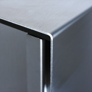 keilbach Design Briefkasten glasnost metal 360 Edelstahl 3