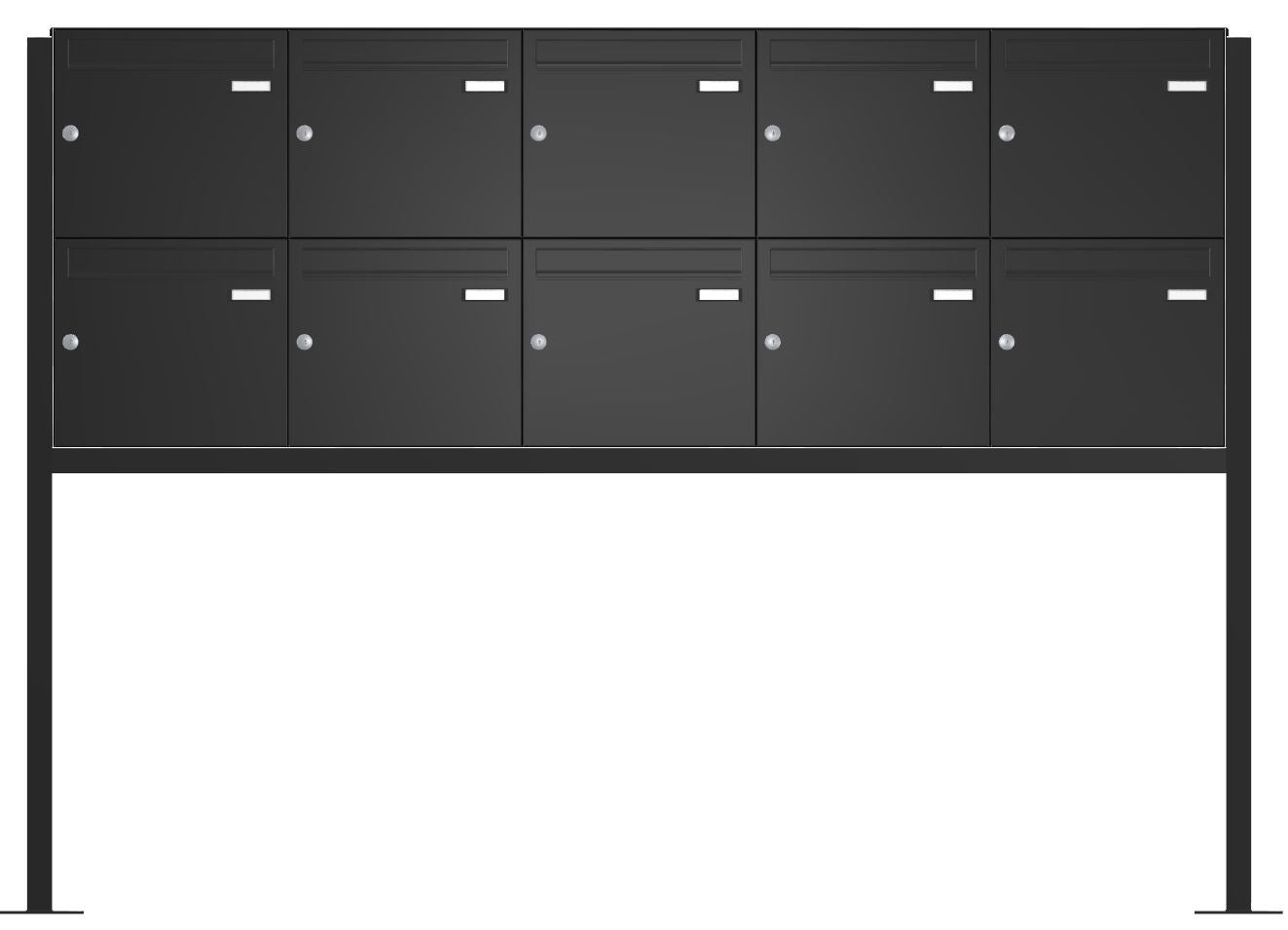 Briefkastenanlage freistehend A