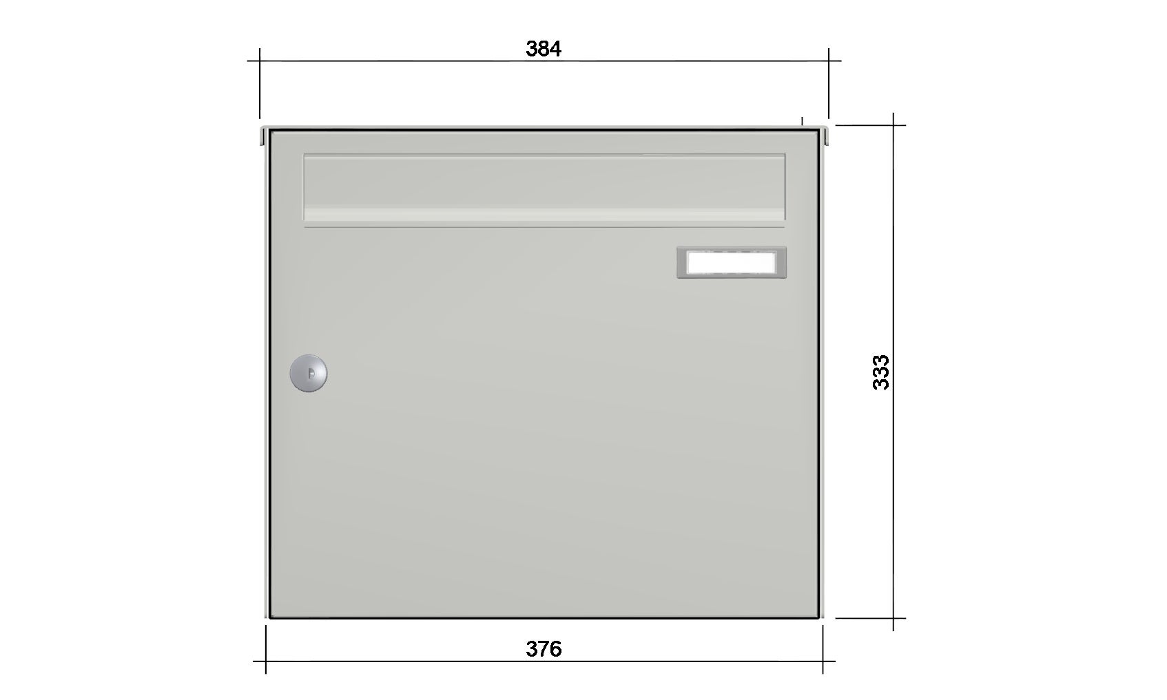 Aufputz Briefkastenanlage RI244