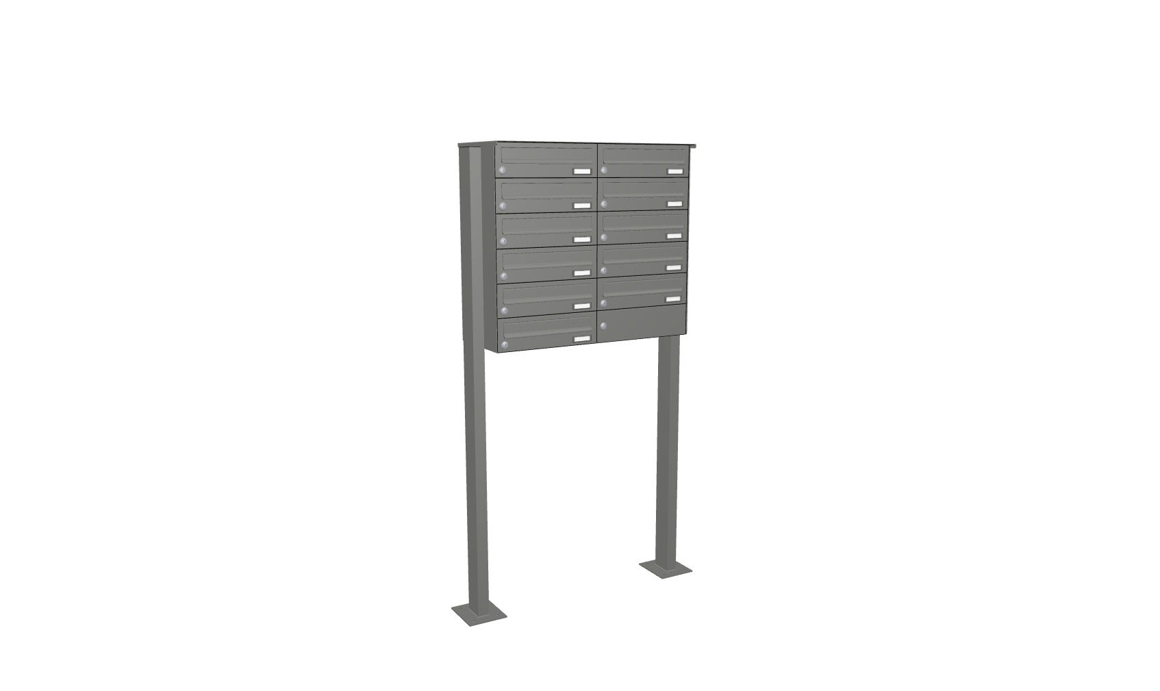 Freistehende Briefkastenanlage FS40H
