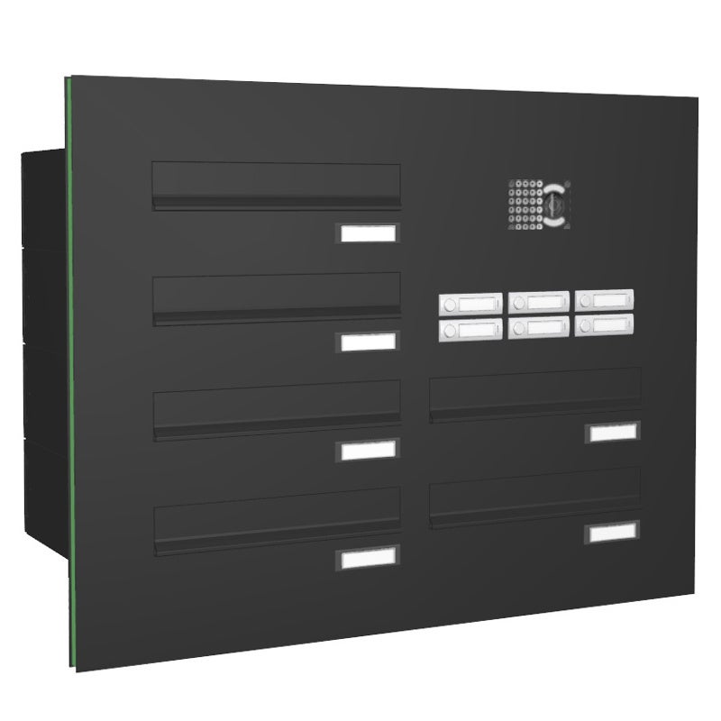 Türseitenteil Briefkastenanlage mit Kamera TB5