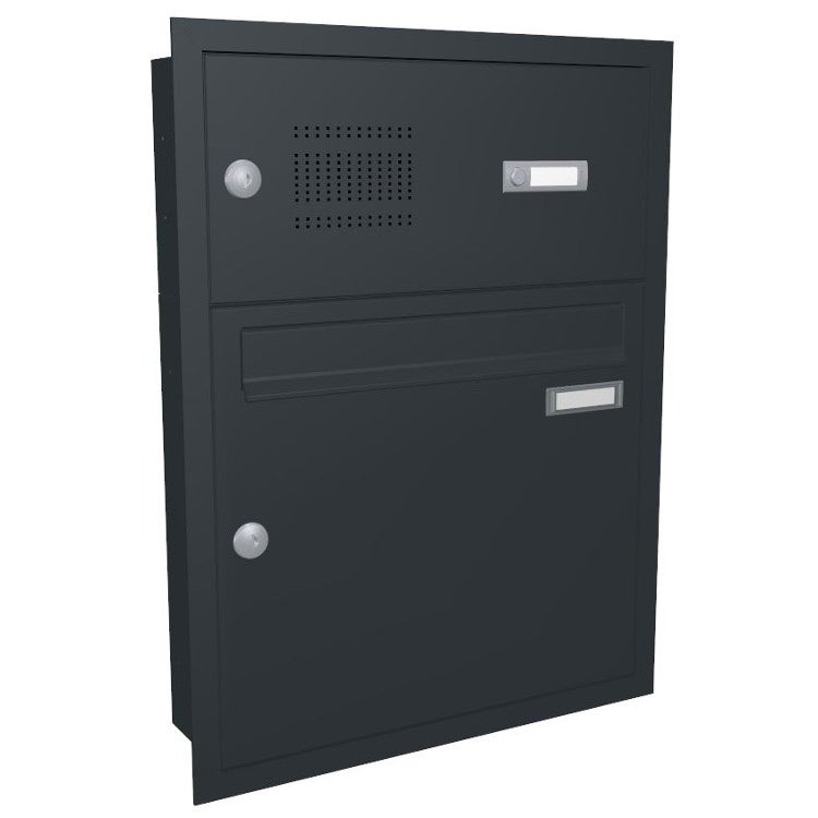 Unterputz Briefkasten mit Klingel UP21