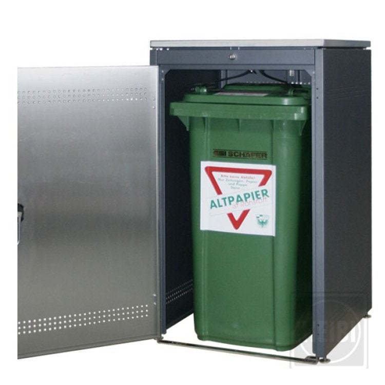 Heibi Mülltonnenbox Edelstahl M1 2