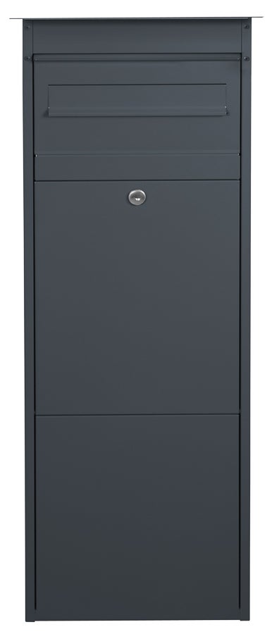 Standbriefkasten mit Paketfach SP1 anthrazit2