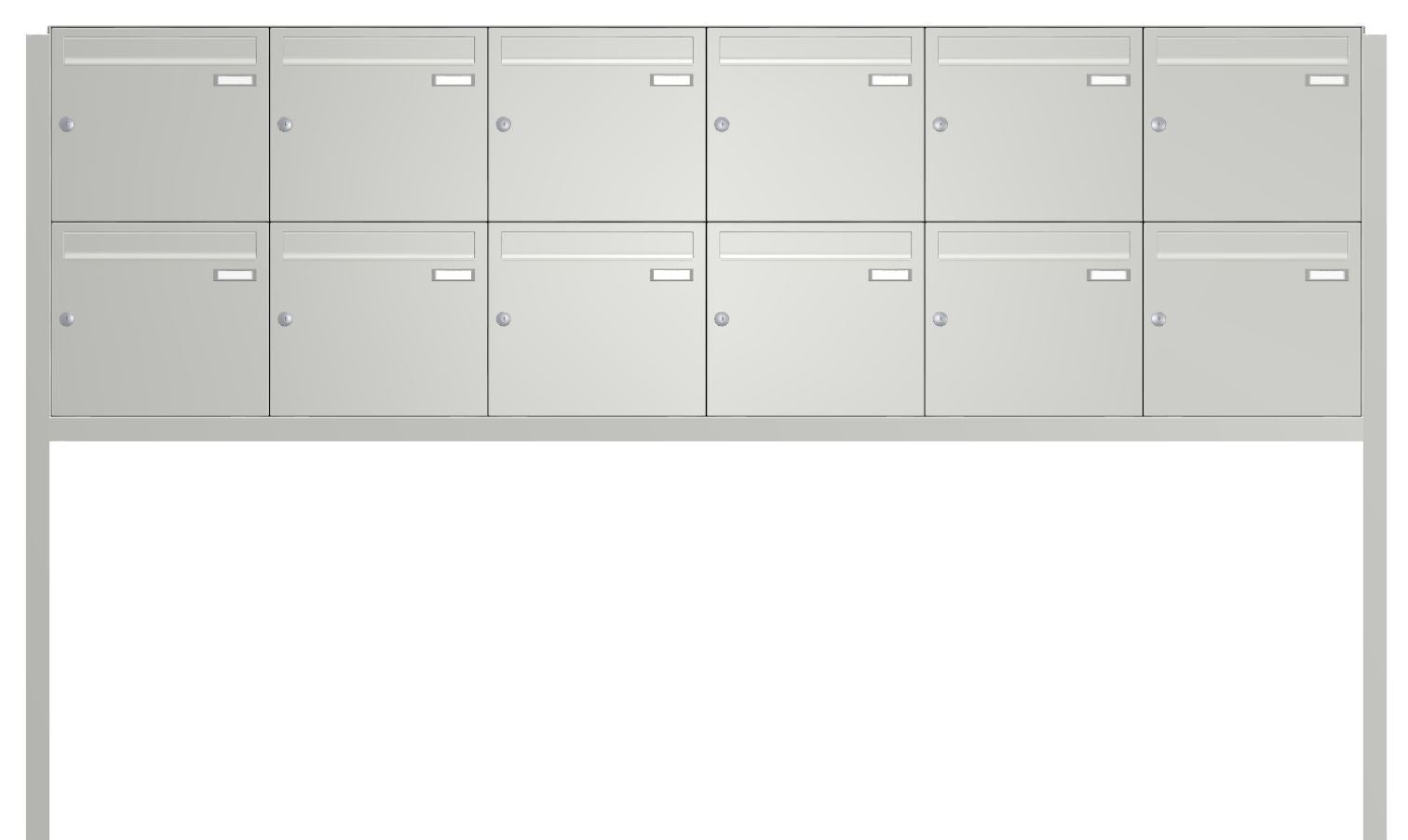 Briefkastenanlage freistehend A