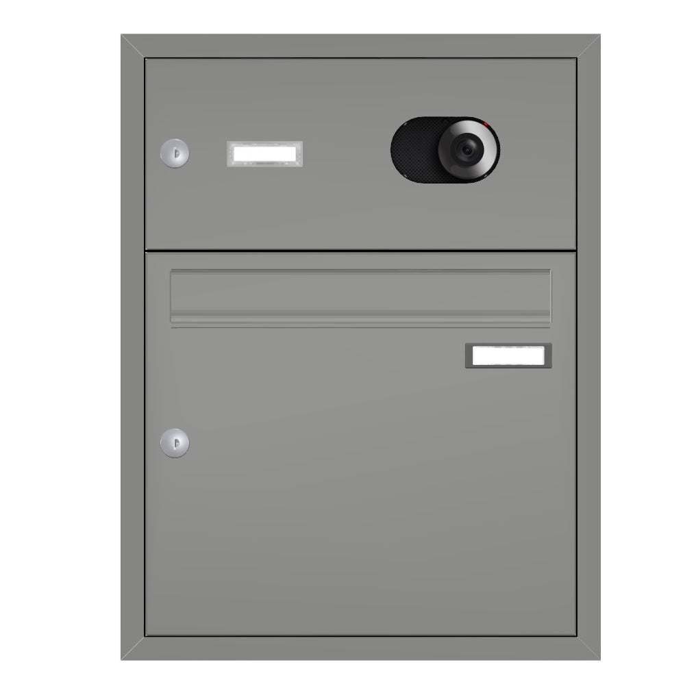 Unterputz Briefkasten mit Kamera + Klingel