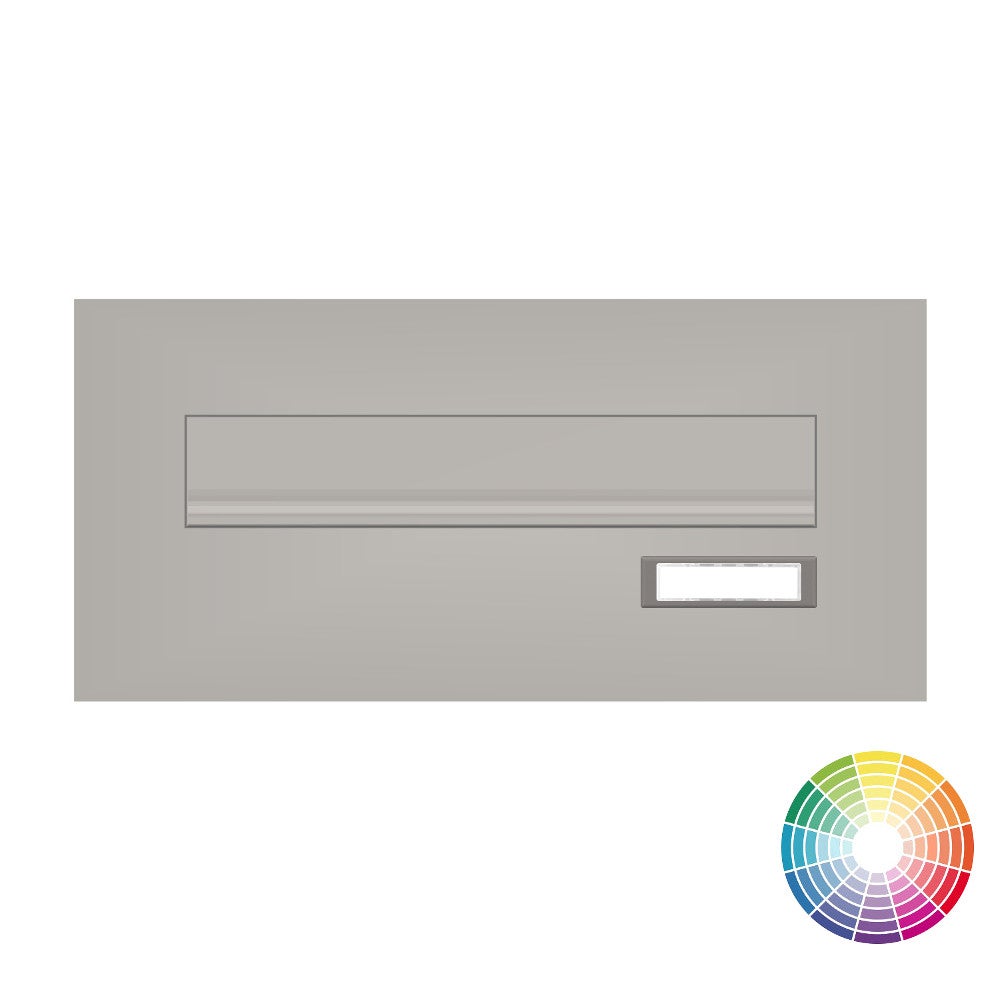 Frontplatte-f-r-Mauerdurchwurf-Briefkasten-weissalu2 Frontplatte für Mauerdurchwurf Briefkästen