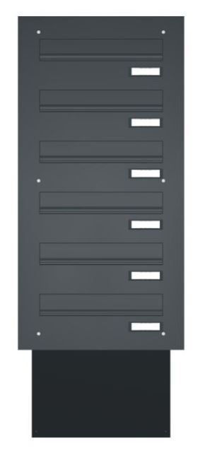 Knobloch Mauerdurchwurf-Briefkasten