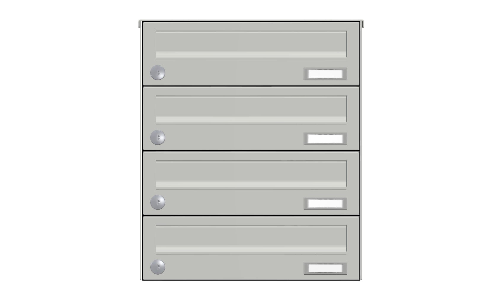 Aufputz Briefkastenanlage AP1 lackiert