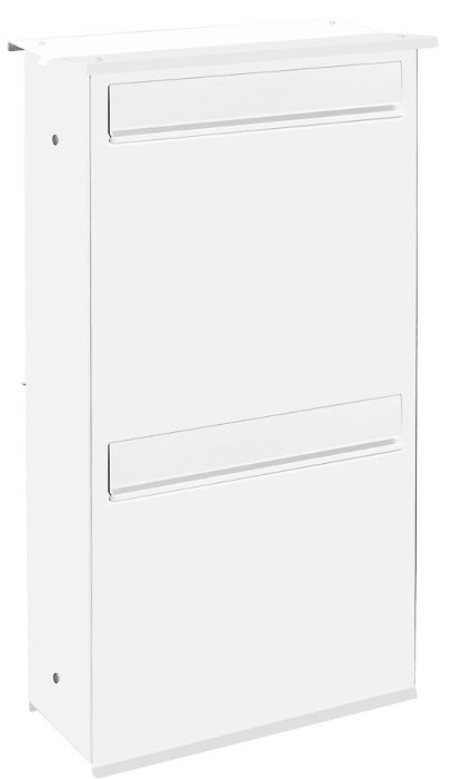 DZ8 2fach Zaunbriefkasten Entnahme hinten