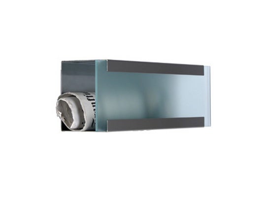 keilbach Design Zeitungsrolle newsbox glass Edelstahl
