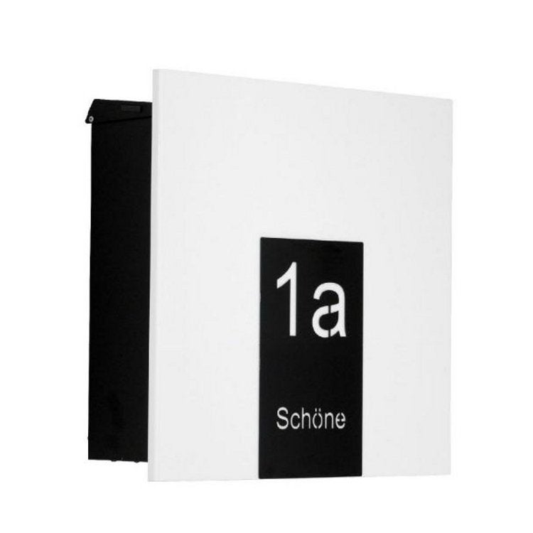 Knobloch Design Briefkasten Edelstahl Como weiß