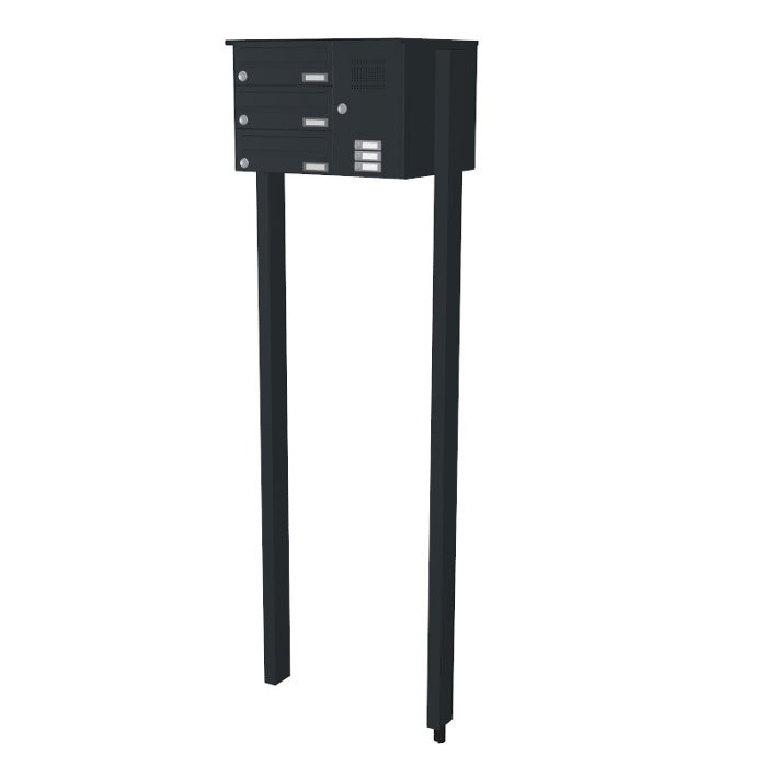 Knobloch Briefkastenanlage freistehend mit Klingel FS40HK