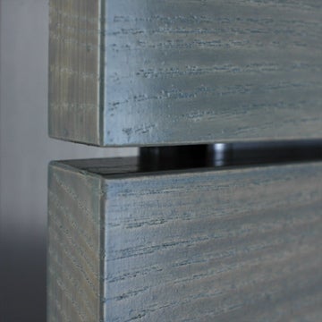 keilbach Design Briefkasten glasnost wood grey Edelstahl 2