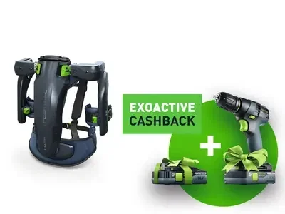Festool ExoActive mit TXS 18 Plus und 200 Euro Cashback