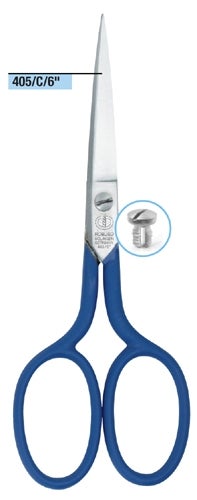 ROBUSO Aramidschere mit kurzem Blatt 405/C/6"