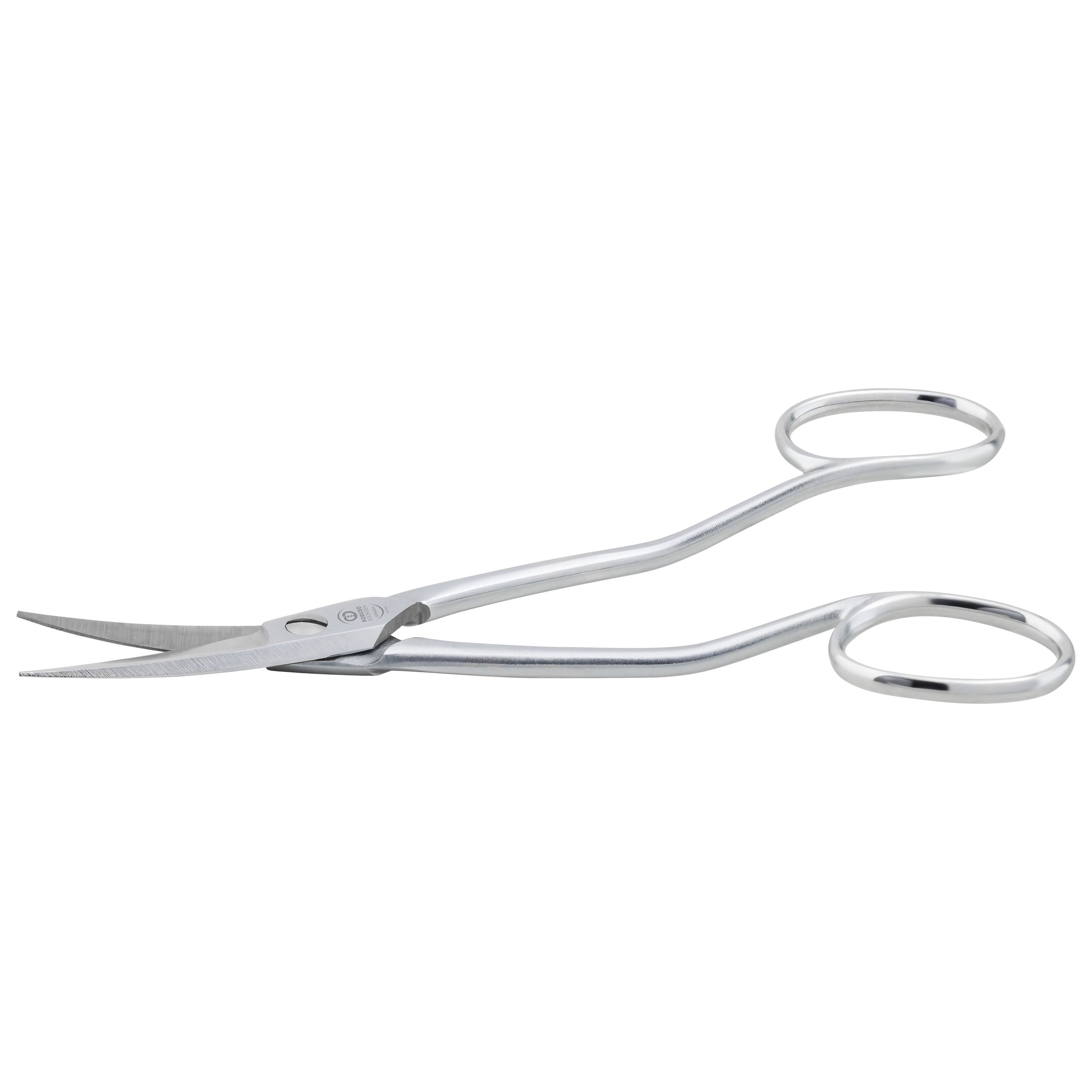 ROBUSO Mould Making Scissors, curved + cranked 1253/4/B-CR/7"