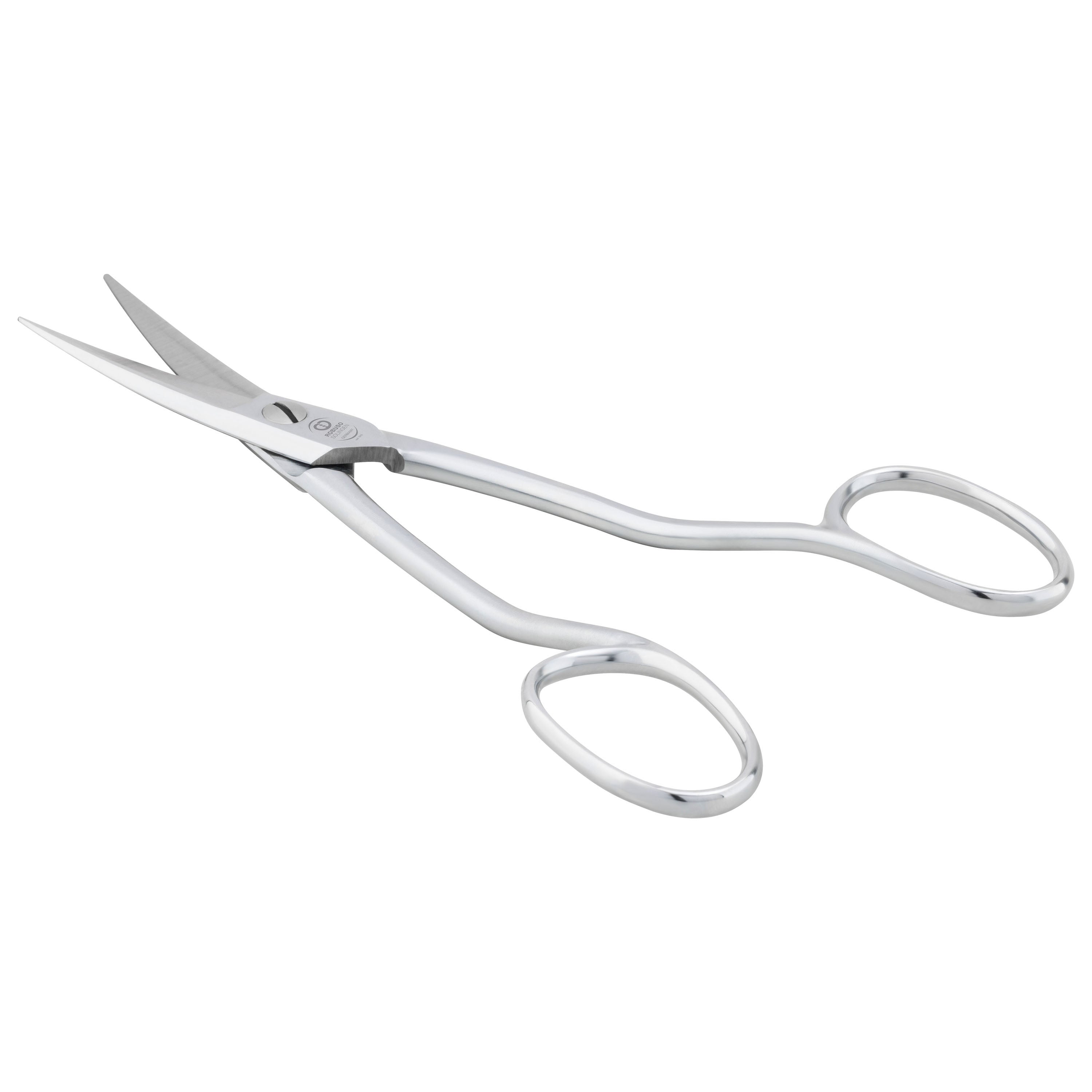 ROBUSO Mould Making Scissors, curved + cranked 1253/4/B-CR/7"