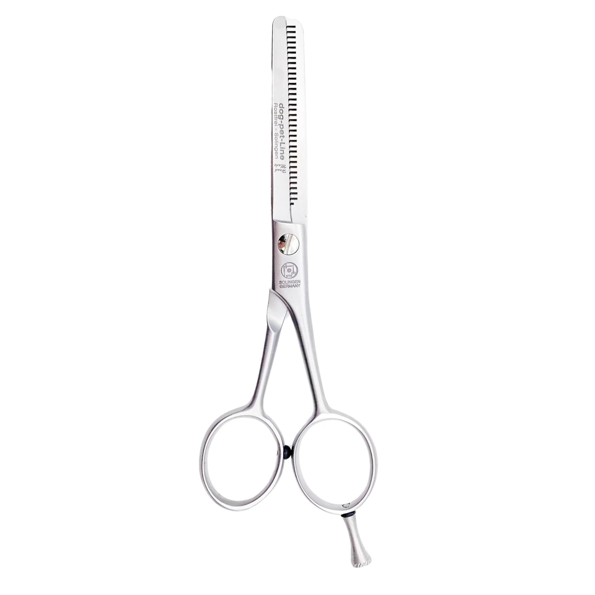 NTS Hundeschere Effilierschere rostfei, 40 Zähne einseitig