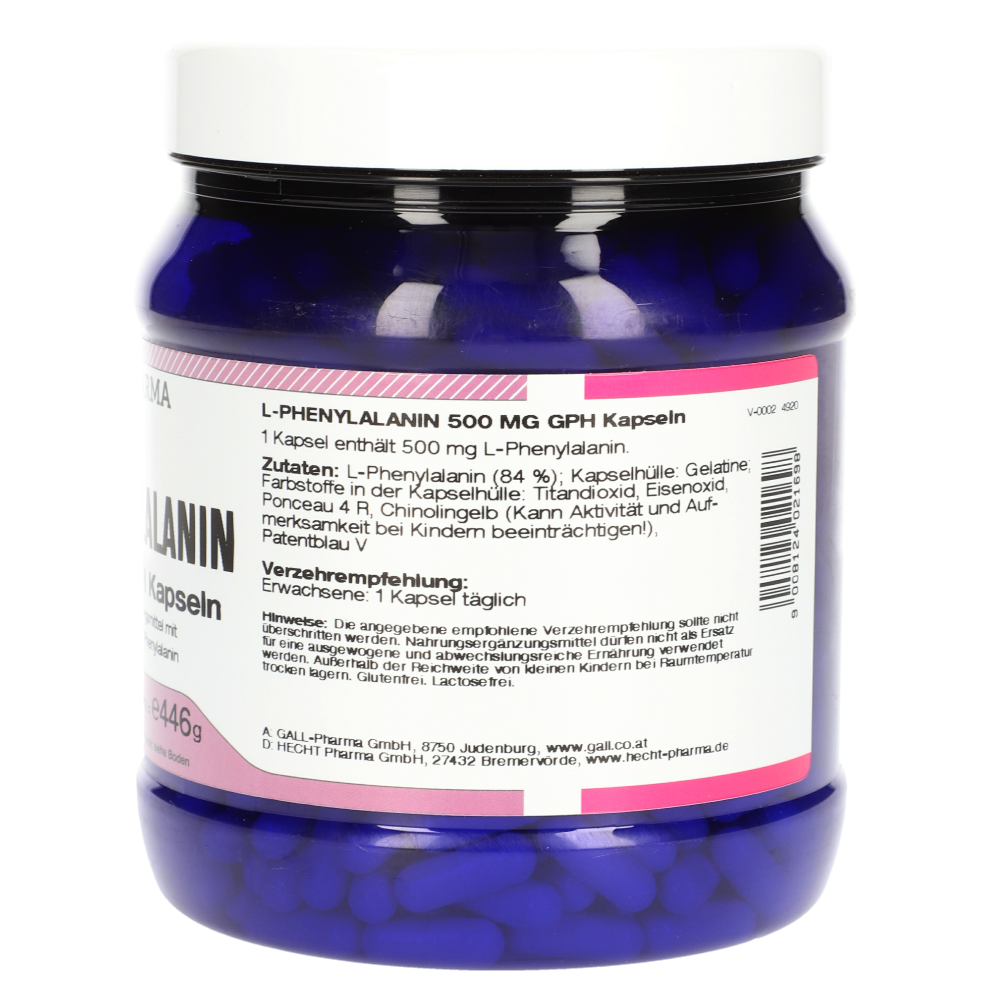L-Phenylalanin 500 mg GPH Kapseln