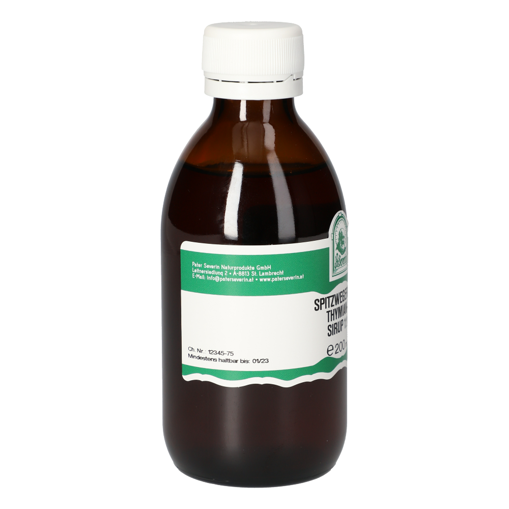 Spitzwegerich-Thymian 1:1 Sirup