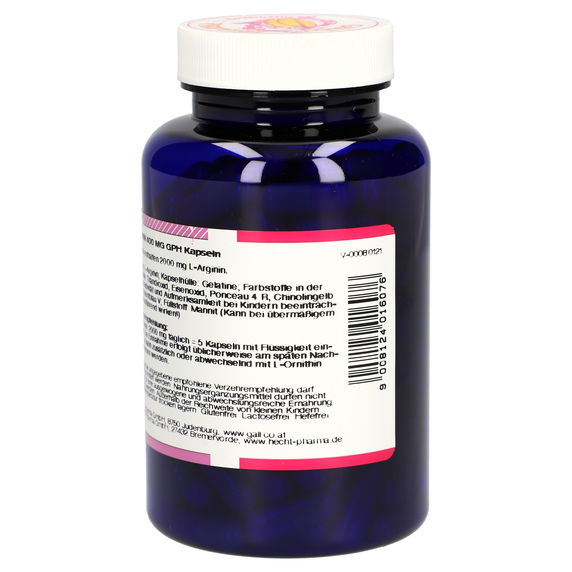 L-Arginin 400 mg GPH Kapseln