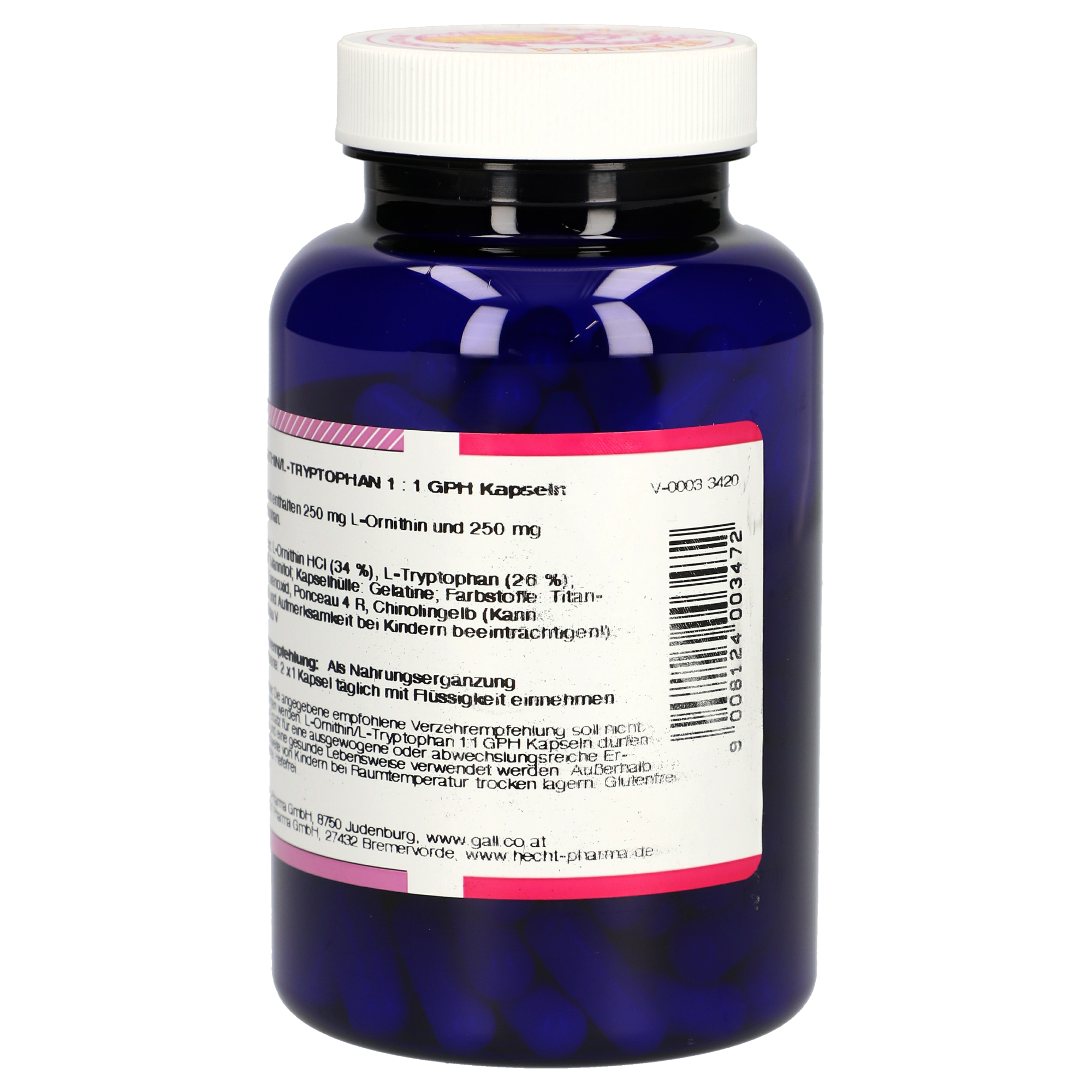 L-Ornithin / L-Tryptophan 1:1 GPH Kapseln