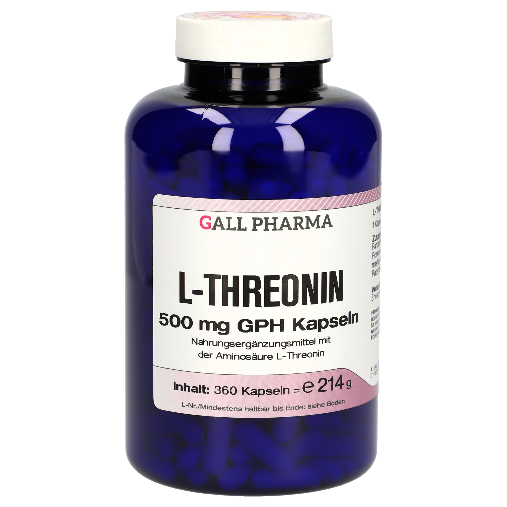 L-Threonin 500 mg GPH Kapseln