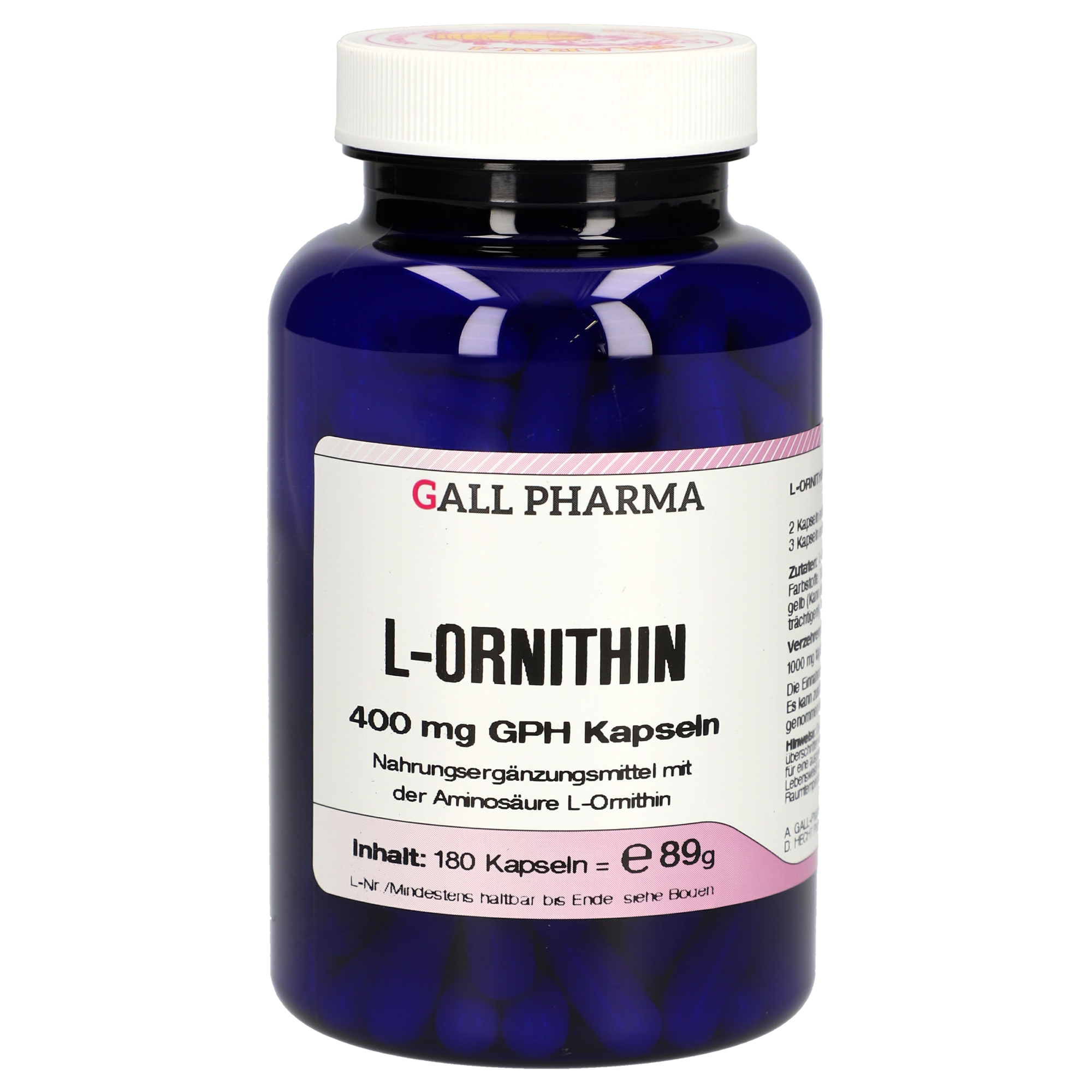 L-Ornithin 400 mg GPH Kapseln