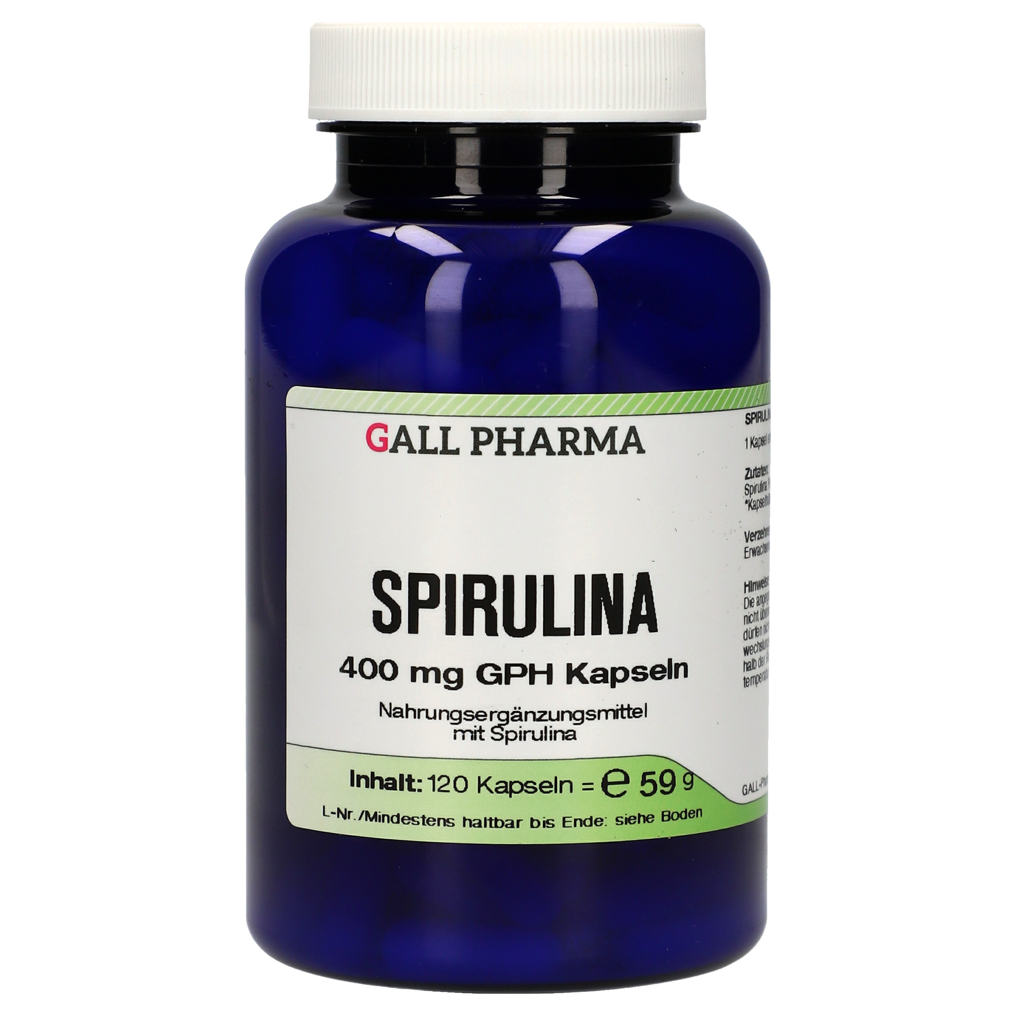 Spirulina 400 mg GPH Kapseln