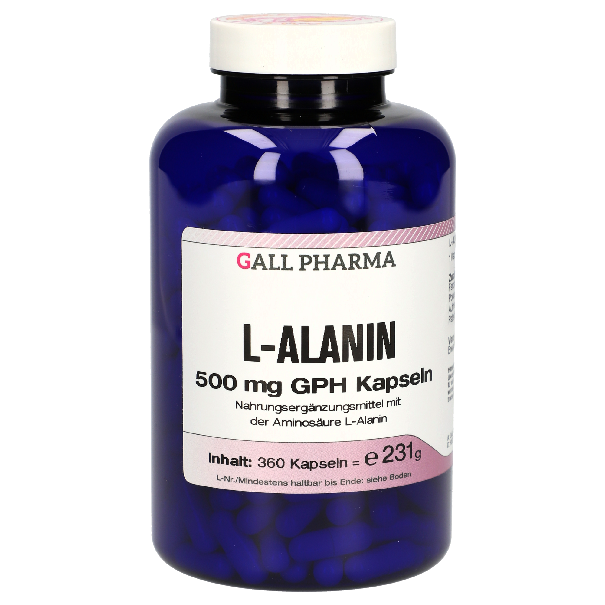 L-Alanin 500 mg GPH Kapseln