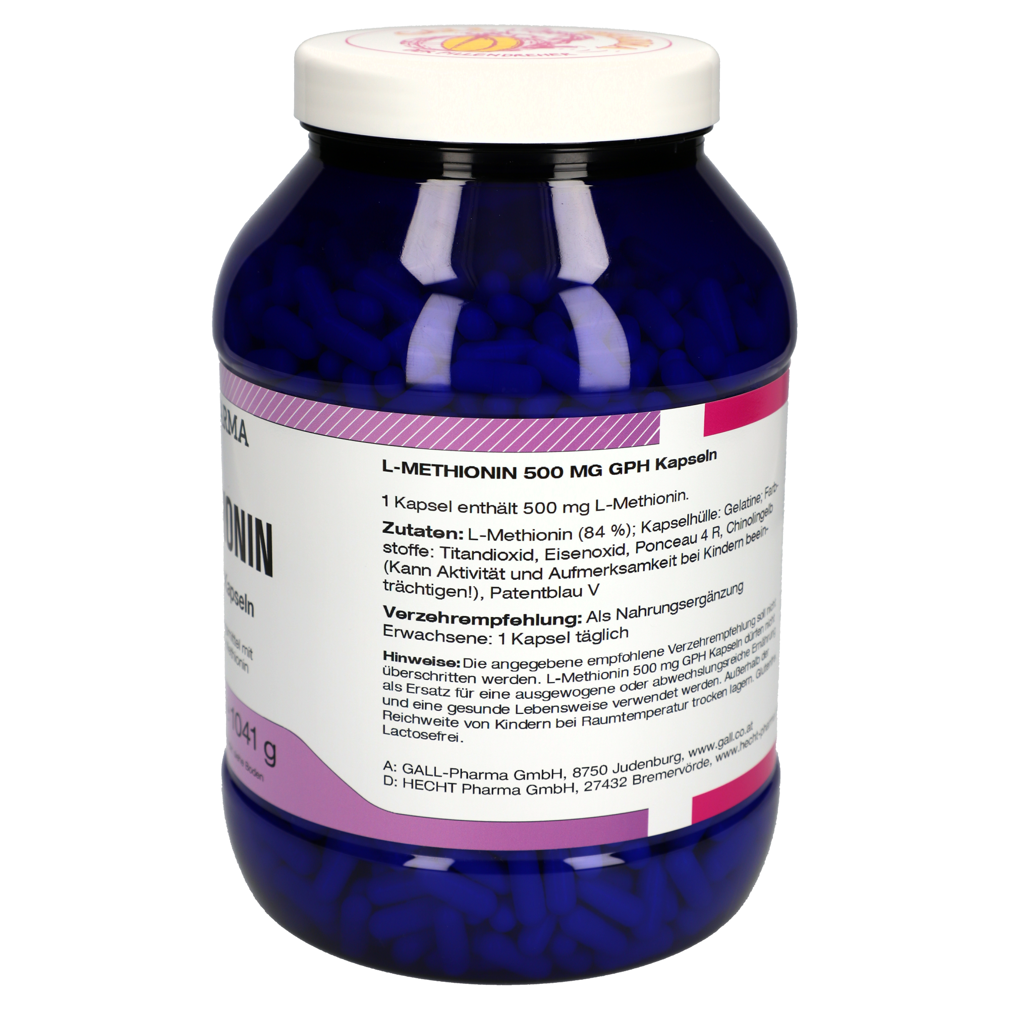 L-Methionin 500 mg GPH Kapseln