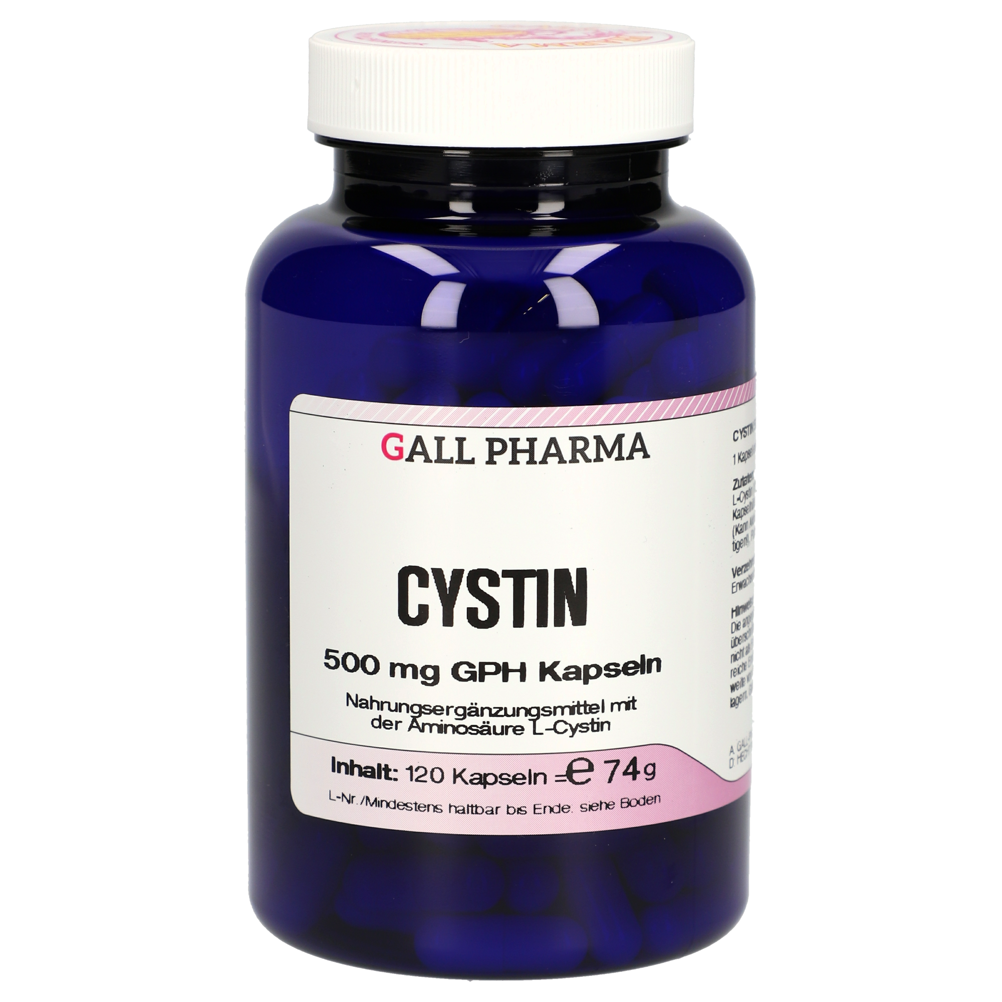 Cystin 500 mg GPH Kapseln | 120 Kapseln | 00127893