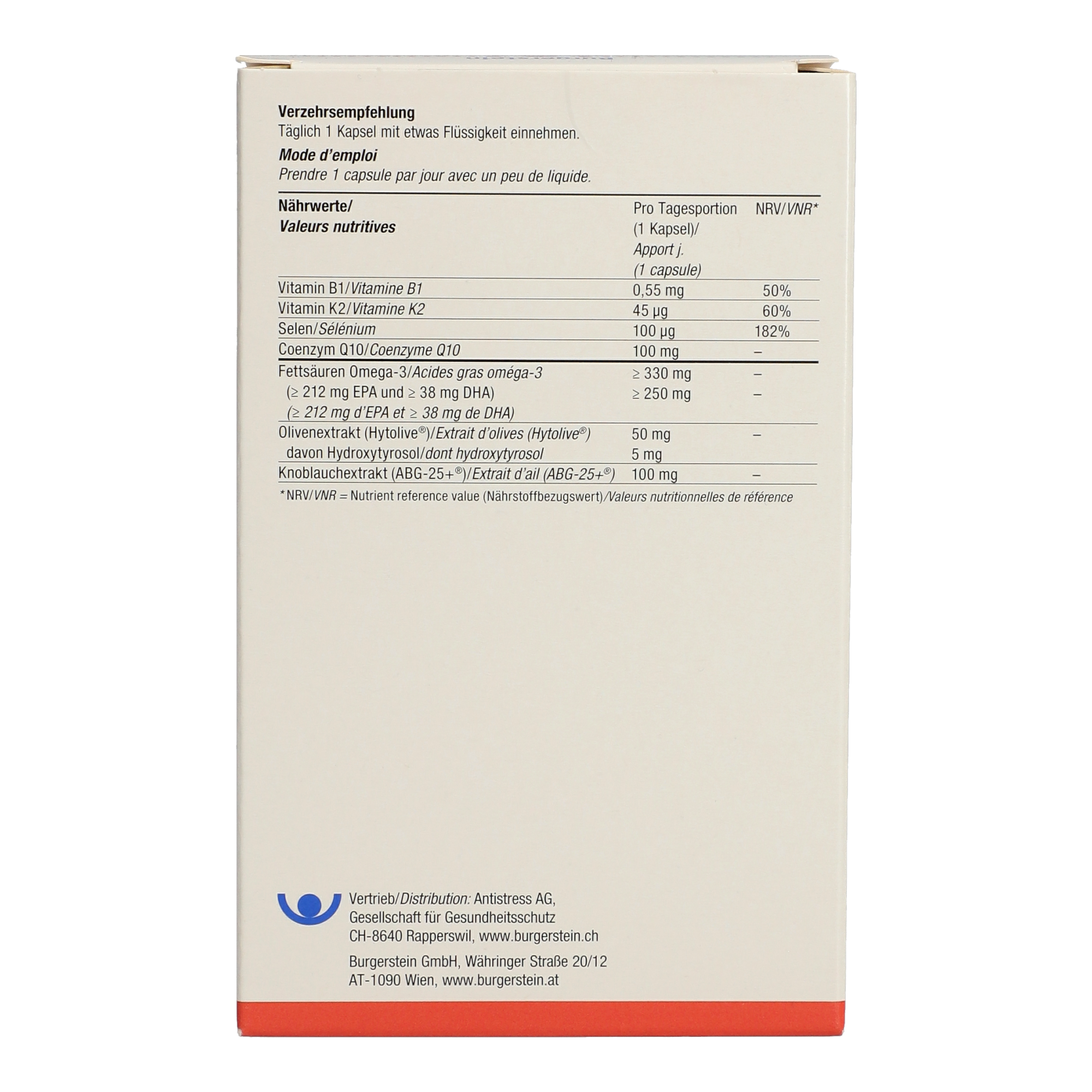 Burgerstein CardioVital Kapseln