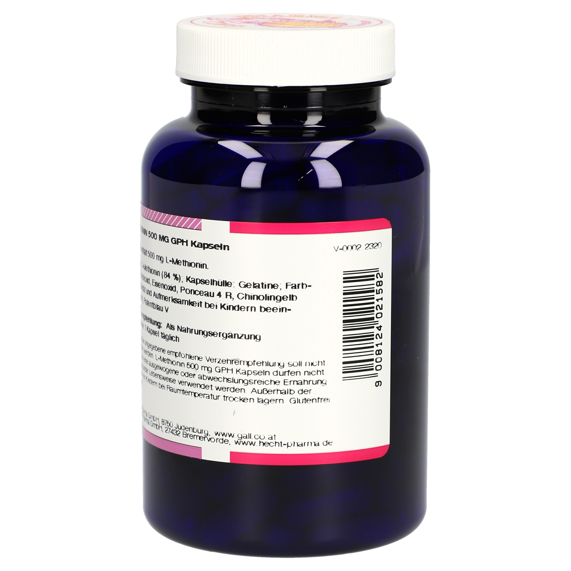 L-Methionin 500 mg GPH Kapseln